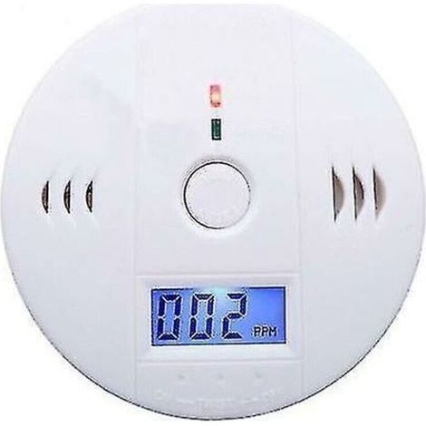Détecteur de fumée et CO combiné – Détecteur intelligent avec alarme sonore et voyant LED, pile incluse, conforme NF EN 14604 & EN 50291 (1/5)