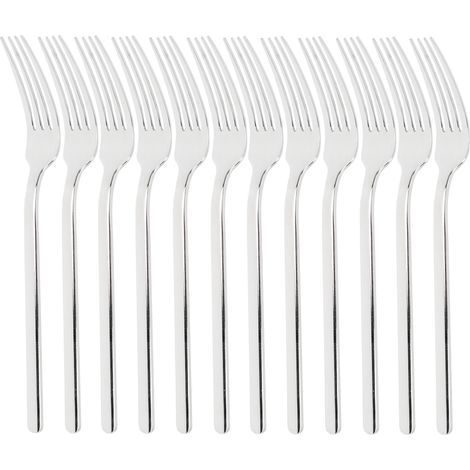 12 Pièces Fourchettes de Table en Acier Inoxydable 316, Couvert pour Cuisine et Salle à Manger, Usage Quotidien (1/5)