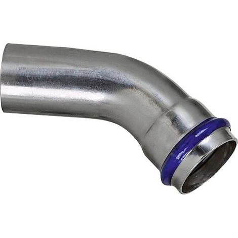 Raccord a sertir inox contour V coude 45° (femxmale) 42 mm (1/3)