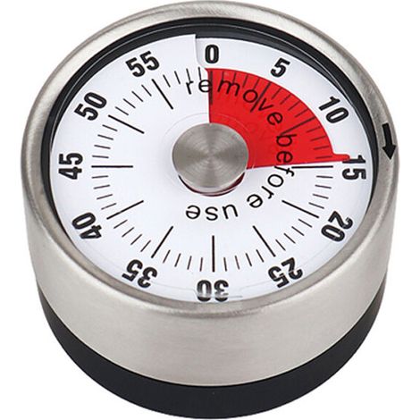 Minuteur mécanique et magnétique Basics. Maximum 55 Minutes. Minuteur mécanique (1/4)