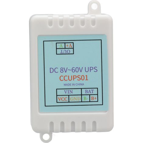 Module de protection contre les coupures de courant, carte de protection d'urgence pour batterie UPS 8-60 V CC avec boîtier et accessoires (1/5)
