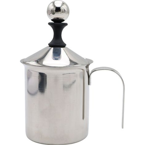 400ml Acier inoxydable Au lait Frother Bricolage Fancy Coffee Cream Coffee Foamer Outil de cuisine au crème de lait