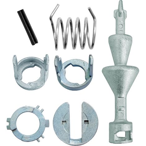 7-piece set of door lock cylinder parts for BMW 3 Series E90 E91 E92 E93 automotive repair kit (1/4)