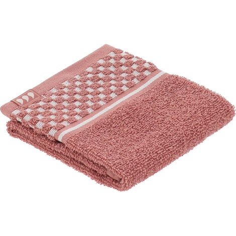 Asciugamano per ospiti 30x50 cm 100% cotone motivo vichy - blush - Tendance (1/4)