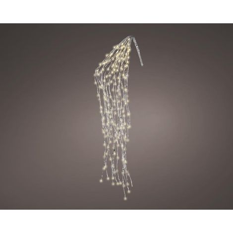LED Kaskade flash aussen 100cm-220L,silber/warmes weiss