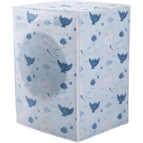 Housse imperméable pour lave-linge d'extérieur, housse pour lave-linge, housse pour lave-linge d'intérieur, housse de protection imperméable pour lave-linge et sèche-linge à chargement frontal, 65 x 7 (1/5)