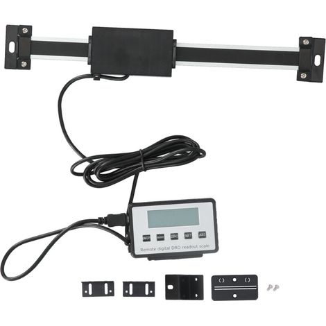 Scala lineare digitale 0-150 mm – Display remoto – Precisione ± 0,06 mm – Materiale in lega di alluminio – Per l'utilizzo con macchinari industriali (1/4)