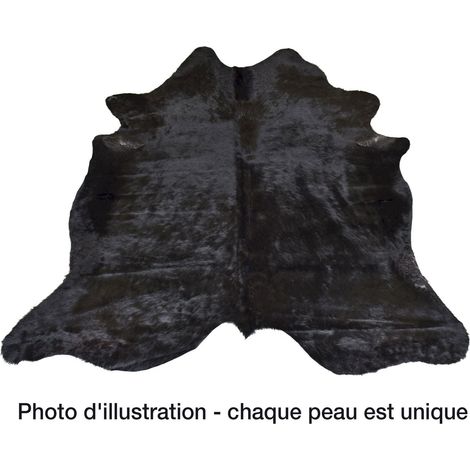 Peau de vache Ewings en Cuir - Ebène (1/4)