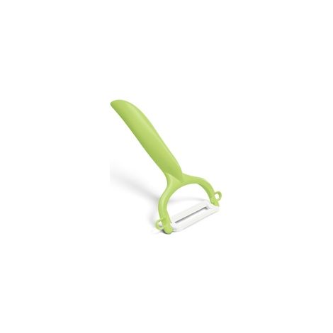 Kyocera FK140CP10NGR SANTOKU MESSER & SCHÄLER Set, Messer (14 cm Klinge) und Schäler, Grün