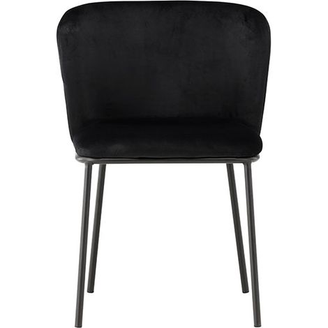 Edina chaise de salle à manger noir. (1/5)