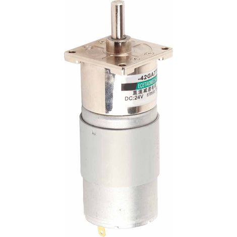 Moteur à engrenages CC 24V XD-42GA755 150tr/min, réducteur miniature à aimant permanent, double sens CW/CCW, pour automatisation industrielle et équipements motorisés. (1/5)