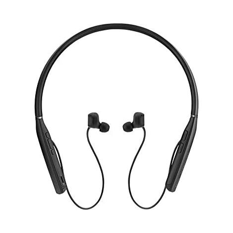 EPOS SENNHEISER ADAPT 460 Écouteurs intra-auriculaires sans fil, tour de cou, Bluetooth, noir et argent