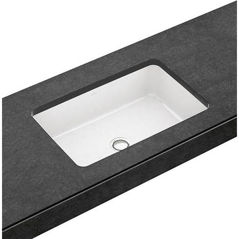 Lavabo encastré ARCHITECTURA 540x340mm avec bonde