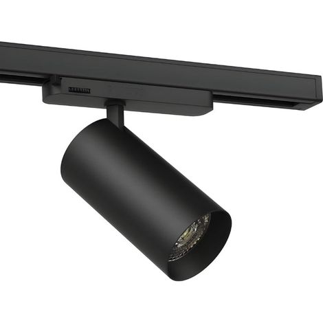 Spot LED sur Rail COB Triphasé 30W 36° Noir - Garantie 5 ans - Blanc Neutre - SILUMEN (1/3)
