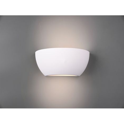 Wandleuchte Gips Double Light Roma Streichbare Trio-Beleuchtung (1/5)
