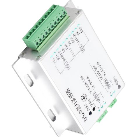 Capteur de force transmetteur de pression, 2 entrées, 1 sortie, 1630 V CC, 1224 V CA (tension 0-±10 V)