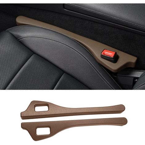 (Marron) Bouchon de remplissage étanche en PU pour l'espace entre les sièges de voiture, compatible avec BMW F10, F30, F20, E90, E60, G20 et Tesla Model 3 Y. (1/5)