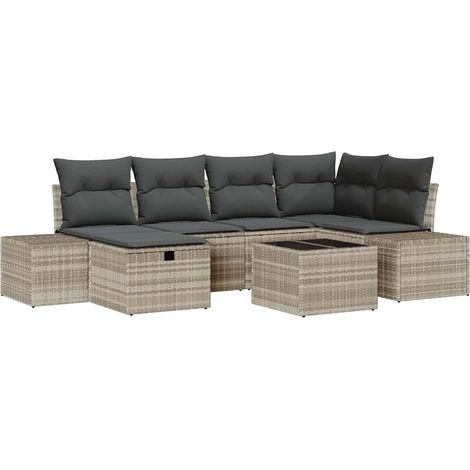 Maison Exclusive - Set di divani 6 pz polyrattan (1/5)