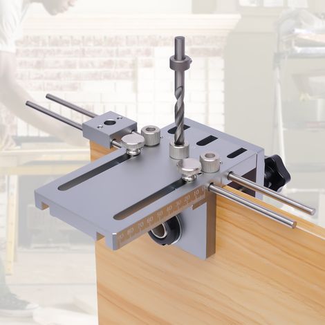 3 in 1 6/8/10mm Dübel Bohrlehre Bohrhilfe Dübellehre Bohrschablone Führung Kit