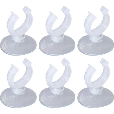 5 Stück transparente Acryl Aquariumklemme mit stärkerer