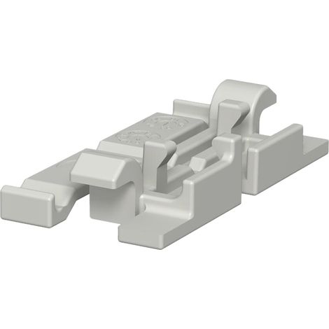 OBO Bettermann Vertr Oberteilklammer PVC,grau 2370 60 (1/2)