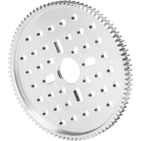 Zylinderzahnrad aus Aluminium mit 90 Zähnen, Untersetzungsgetriebe, Teil mit 14-mm-Zentralbohrung (1/5)