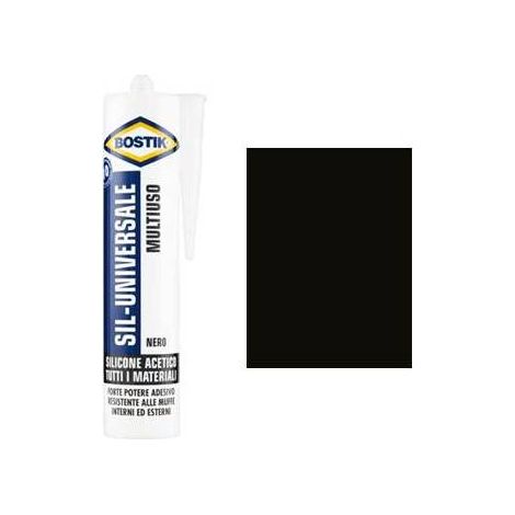 BOSTIK SIL-UNIVERSALE 280 ML NERO CARTUCCIA 12 PZ