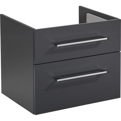 Fackelmann HYPE 3.0 Unterbauschrank 60 cm, Anthrazit, 2 Schublade"-"83241 (1/3)