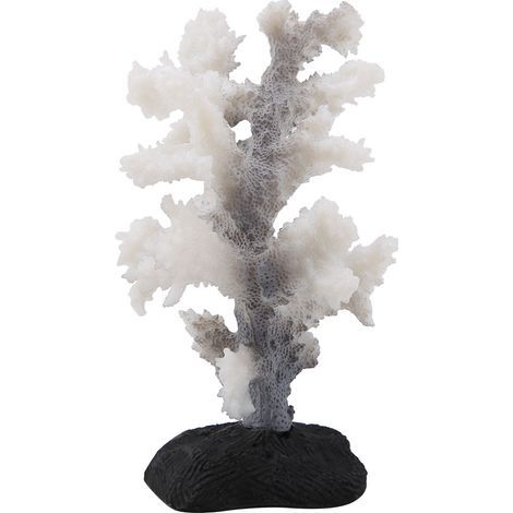 Helle Korallenanemone, Aquarium-Silikon-Simulationspflanze, Aquariendekoration, Grau (1/5)