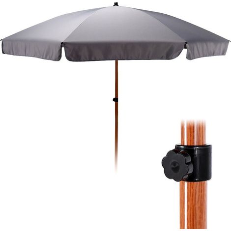 Ambiance Parasol Progarden Gris 220 cm Diamètre (1/5)