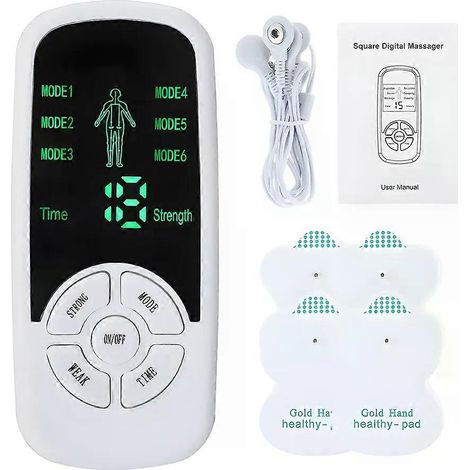 EMS-Impuls-Elektromuskelstimulator, Rücken-, Nacken- und Körpermassagegerät, TENS-Akupunktur, Meridian-Physiotherapie, digitale Massagegeräte (1/4)