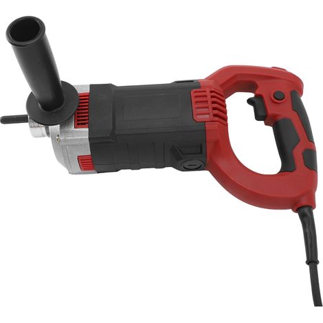 Vibrateur à béton portatif avec bouton de verrouillage, 5000 tr/min, fenêtre de dissipation de chaleur latérale, outil vibrant électrique portatif pour béton (1/5)