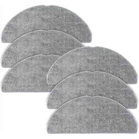 BARKBUSTERS Lot de 6 lingettes de nettoyage en microfibre pour aspirateur robot Roborock Q7 M5 / Q7 M5+ / Q7 L5 / Q7 L5+, lingettes de nettoyage réutilisables (1/5)