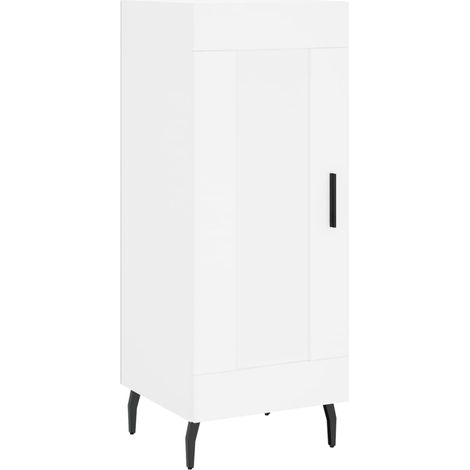 Credenza buffet cassettiera mobile contenitore organizer cucina soggiorno soggiorno 34,5 x 34 x 90 cm derivati del legno bianco 020030242
