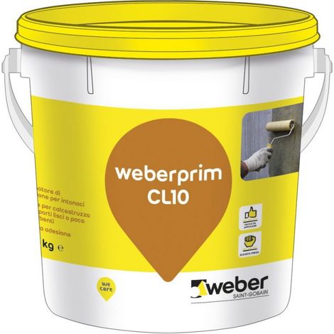 Weberprim cl10 aggrappante giallo secchio kg 5