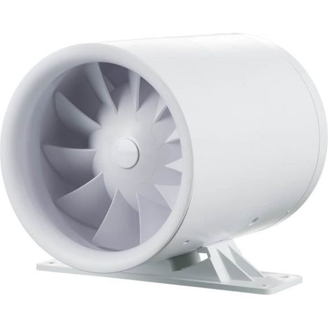 Inline fan Vents Quietline-k 100 with Mounting plate