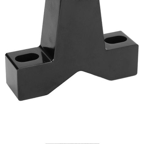 Système de montage pour cric de levage tubulaire en acier allié noir pour tubes carrés et ronds de 1 à 2,5 pouces (1/2)