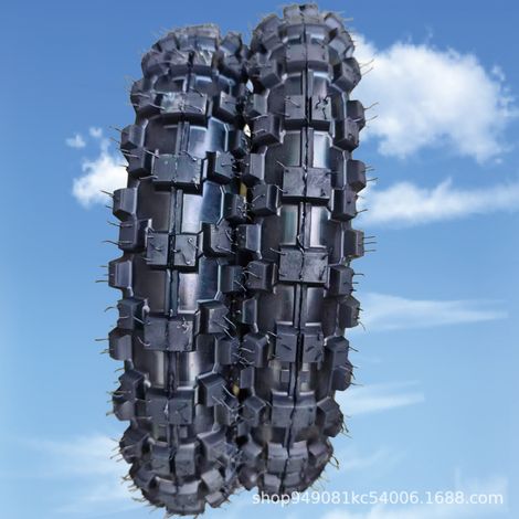 Apollo 2.50-10 Schlauch für Offroad-Motorrad + 2.50/10 Offroad-Außenreifen (einteilig)