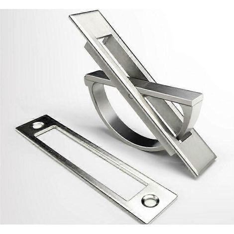 Verdeckter Griff, Integrierter Griff, Integrierter Möbelgriff, Verdeckter Schubladengriff mit Innenschlaufe, Innenschlaufe, Moderner und minimalistischer nordischer Stil