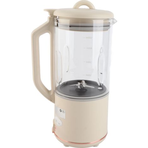 Batidora de cocina pequeña y multifuncional con diseño sin filtro, control electrónico automático, plástico ABS, 1900 g, modelo mini compacto, silenciosa (1/4)