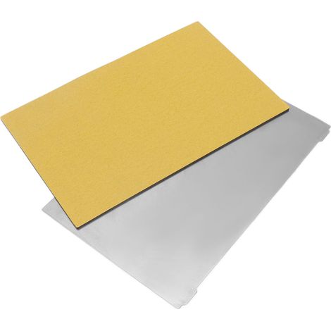 Plaque d'acier à ressort magnétique flexible pour imprimante 3D, film en acier résilient autocollant face B, 202 x 128 mm (1/5)