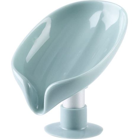 Porte-savon auto-drainant, porte-savon Non poreux facile à nettoyer avec ventouse pour douche salle de bain évier de cuisine (1/5)