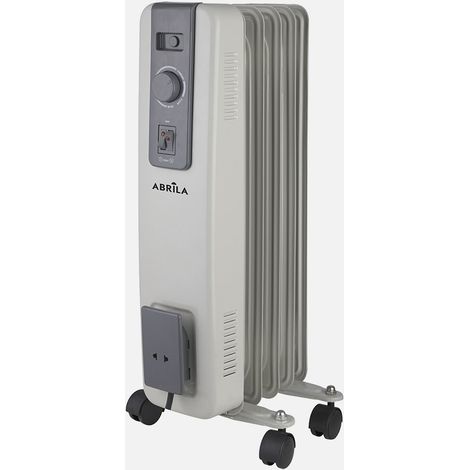 Acebuche grauer Ölradiator 1000W 5 Elemente 54,5x24,5x24cm