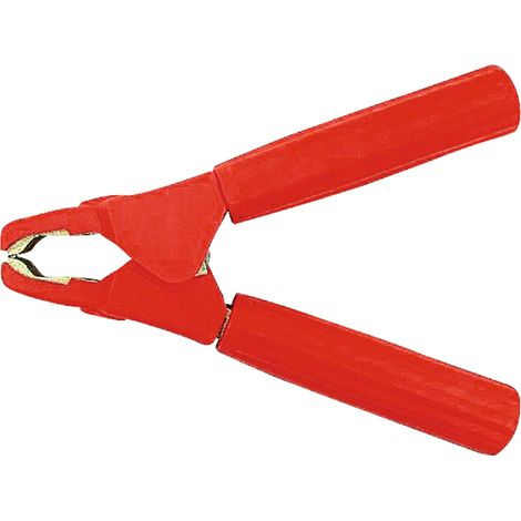 Pinze in acciaio rosse (+) per cavi da 50 mm2