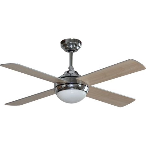 VENTILADOR TECHO Ø130CM 65W 4 ASPAS MANDO A DISTANCIA - 80100861-20 (1/3)