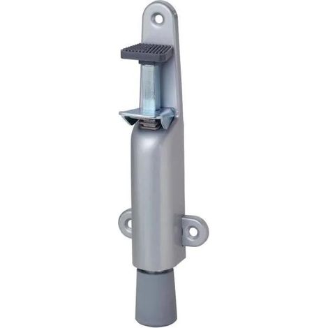 KWS Fermaporta verticale a pedale argento 210 mm
