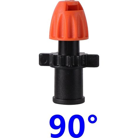 10 Pcs 7.5mm Watering Nozzle With 15cm Holder Stand 90/180/360/strip Spraying Angle Optional Garden Irrigation Sprinklers