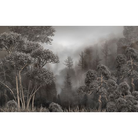 Papier peint panoramique - Forêt Tropicale - 130 cm x 81 cm (1/2)