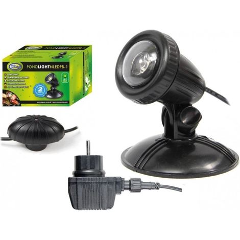 Spot Led 1W Immergeable Avec Lentilles Couleurs Pour Bassin De Jardins Et Étangs (1/3)