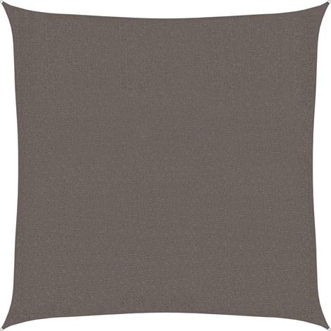 Voile d'ombrage Voile de parasol - Toile d'ombrage PEHD Carré 2 x 2 m Anthracite BV466394 - BonneVie (1/4)